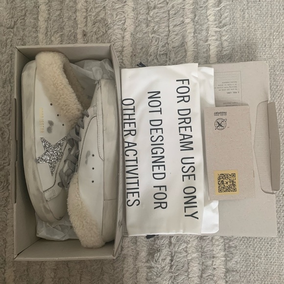 Golden Goose SuperStar Sabot Shearling Sneaker NIB, Auth - Picture 5 of 14